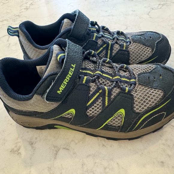 Merrell Kids Shoes - Navy and Gray - Picture 2 of 3